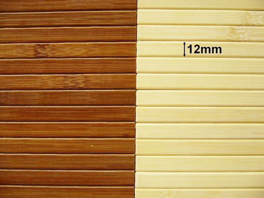 Natürliche Bambustapete handgemachtes Bambustäfelungs17mm zurück gesponnen für Inneneinrichtung