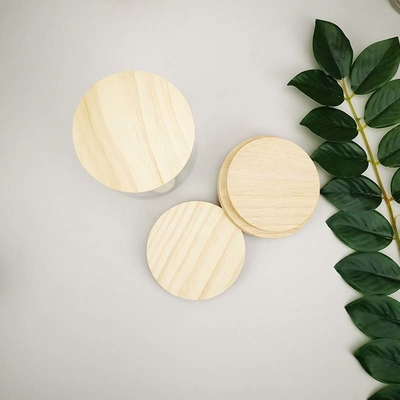 Silikon-Kreis-Bambusglas-Deckel Leafproof für Glasspeicherglas-Nahrungsmittelglas-Küchen-Deckel