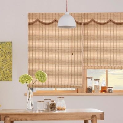 2m Tageslicht-Jalousie-bunte Bambusrollen-Faltstores