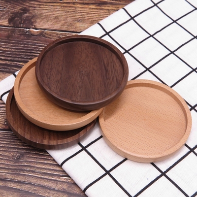 Natürliches Whisky-Küstenmotorschiff Kaffee-Tray Bamboo Wood Mat Dresseds für Getränk