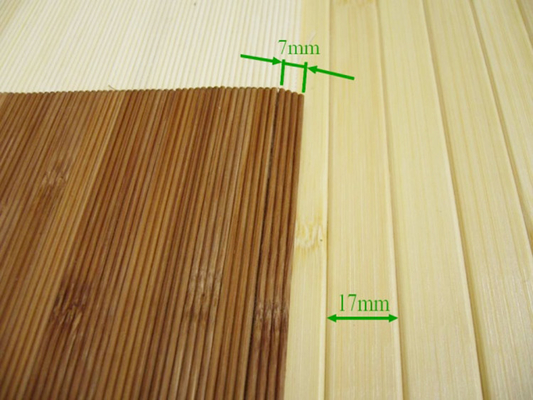 Wallcovering-natürliche Bambuslatten-Bambustäfelung für Hauptrestaurant