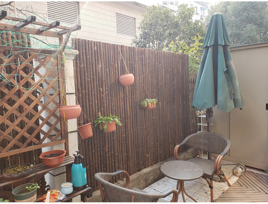 Natürlicher Bambusrohstoff-Garten, der Platten mit 180cm 240cm Länge einzäunt