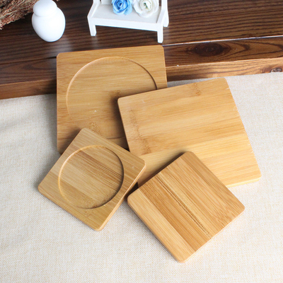Natürliches Whisky-Küstenmotorschiff Kaffee-Tray Bamboo Wood Mat Dresseds für Getränk