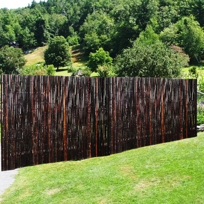 Natürliches handgemachtes 1.5x1.5m dekoratives Bambuszaun-Hinterhof-Rollen-Fechten