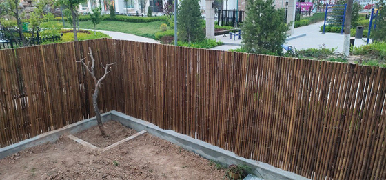 Dekorativer Bambuszaun-With Frame Carbonized-Bambusfechten der Kindertagesstätten-2x1.8m