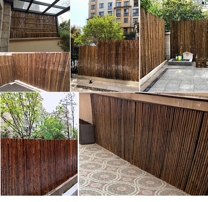 150cm Natur farbige dekorative Bambuszaun-For Garden Backyard-Grenze