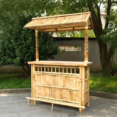 Innenpartei-Strand-Tiki Bars With Cabinet And-Tür im Freien