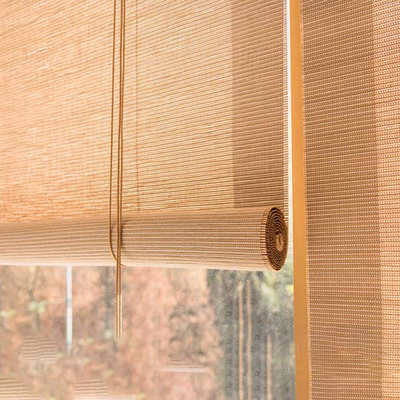 2m Tageslicht-Jalousie-bunte Bambusrollen-Faltstores
