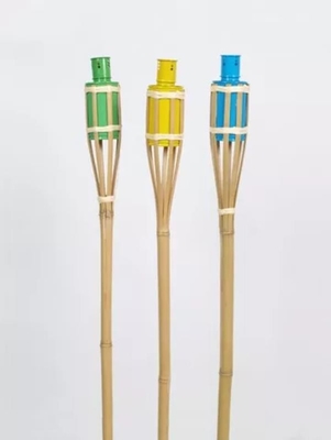 Natürliche Bambus Tonkin Fackel Gartenlampe für Feiertage Feiern