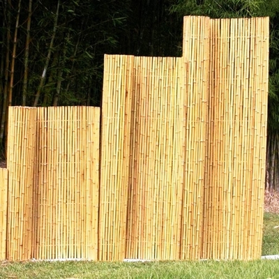 Bamboo-Schirm natürliche Bambuszaun Rollen umweltfreundlich für Außenbalkon Terrasse Garten Pool