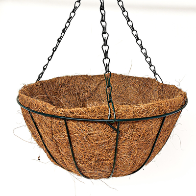 Coconut Coir Hängende Pflanzereien Außen Metalldraht Körbe Mit Coco Liner Hängende Töpfe Für Pflanzen Innen