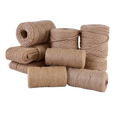 Großhandel Verpackungsseil Natürliche verdrehte Jute Band Jute Seil